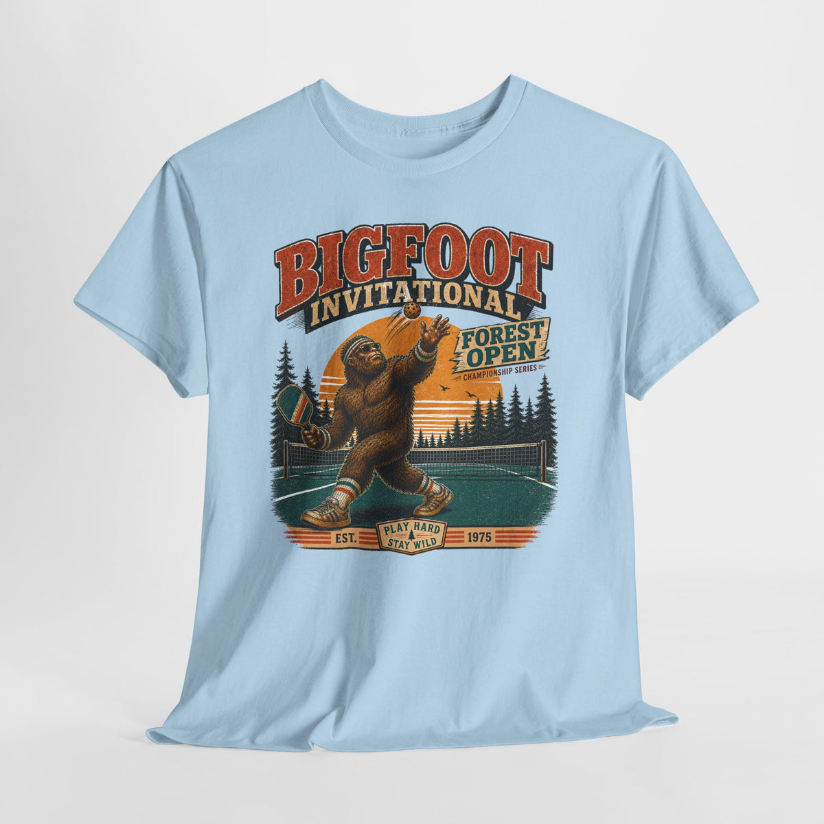 Bigfoot Invitational Forest Open Pickleball T-Shirt