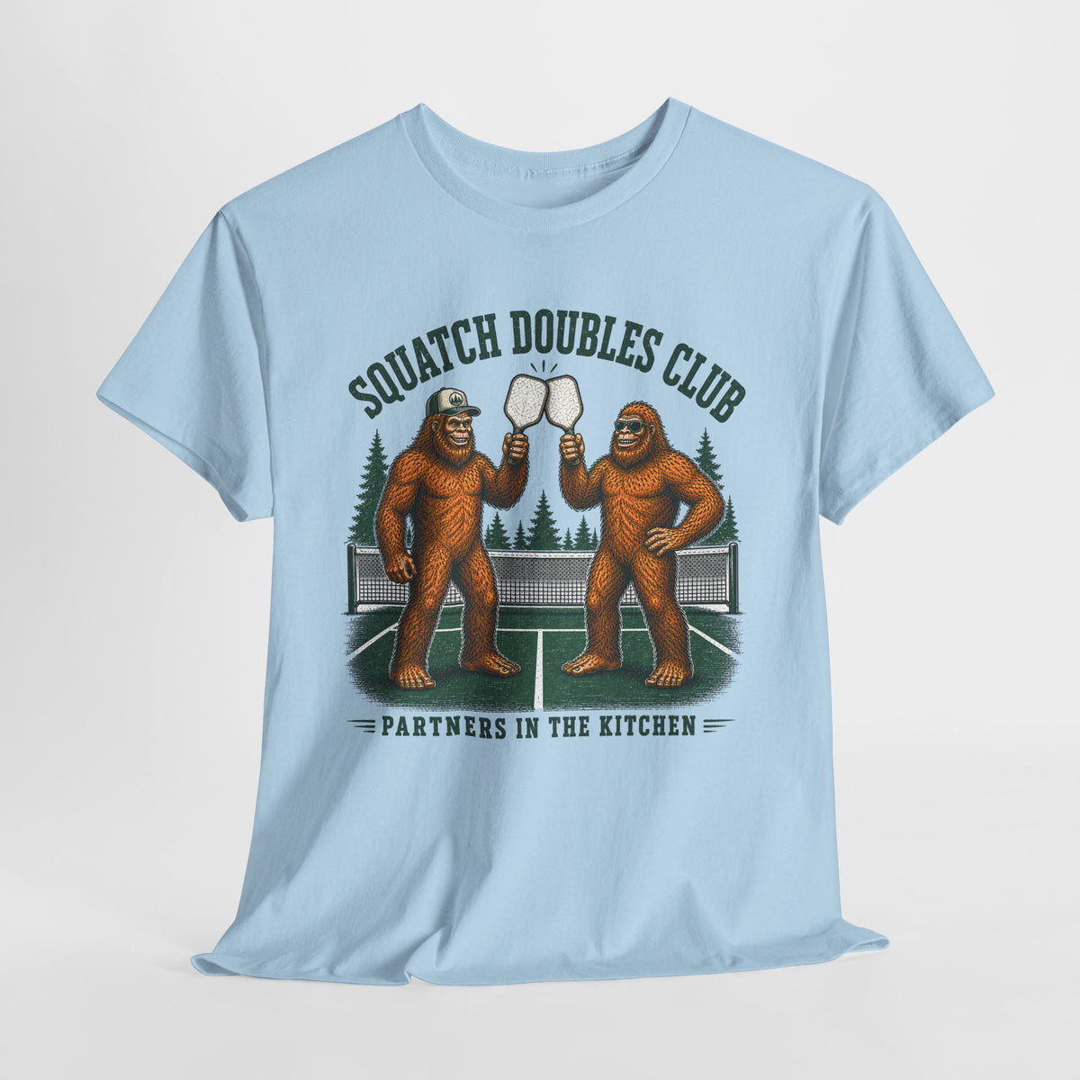 Squatch Doubles Club Bigfoot Pickleball T-Shirt