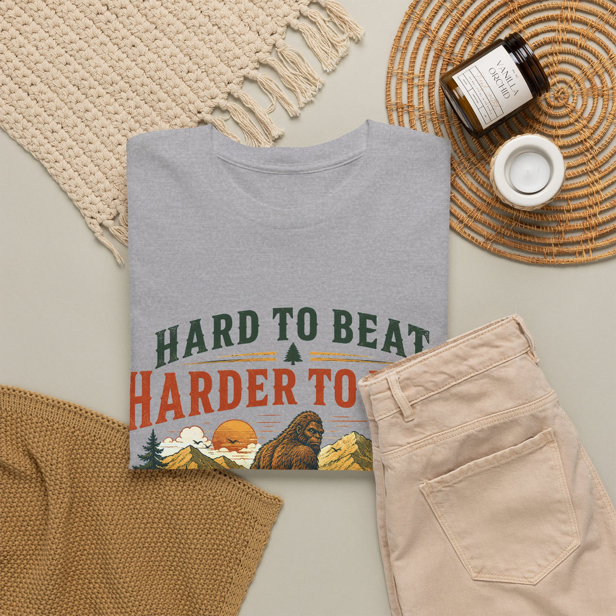 Bigfoot Hard to Beat Harder to Find Pickleball T-Shirt
