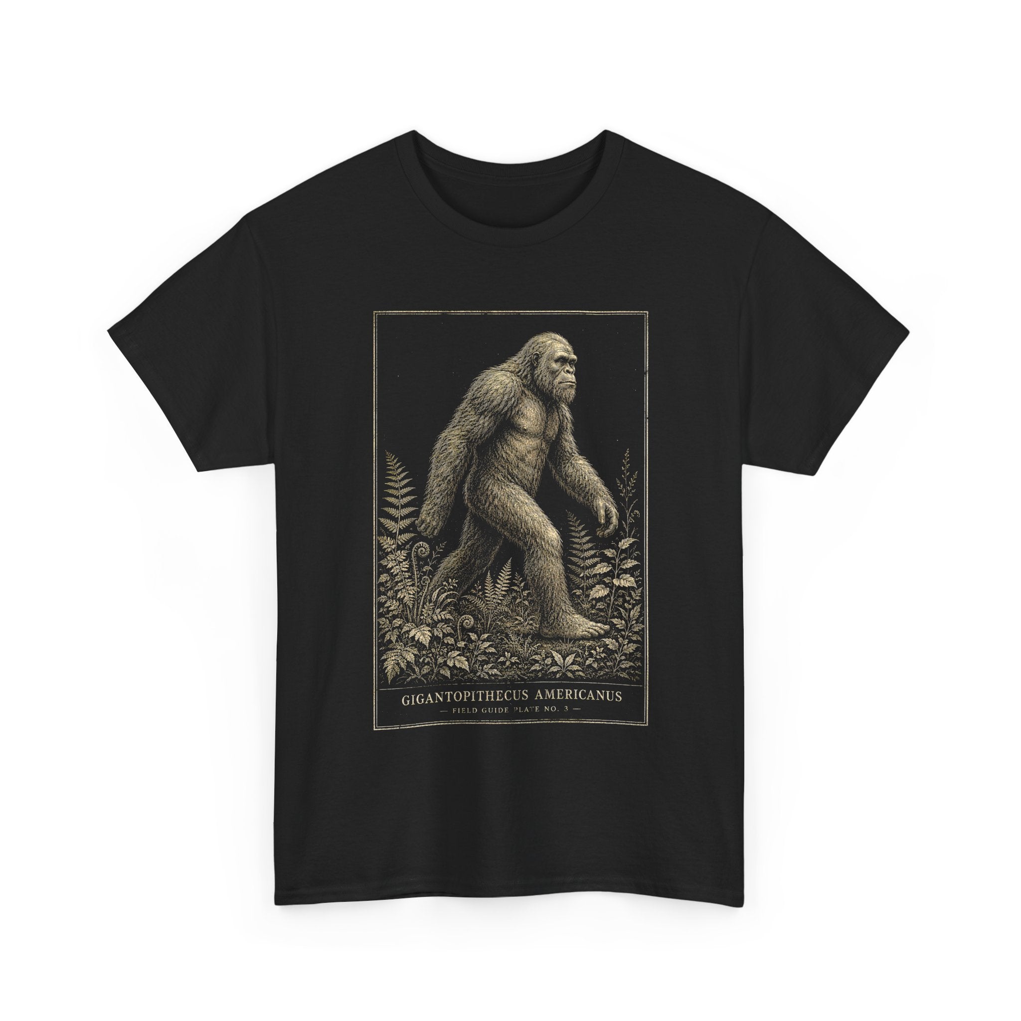 Sasquatch Field Guide T-Shirt – Vintage Naturalist Bigfoot Graphic Tee