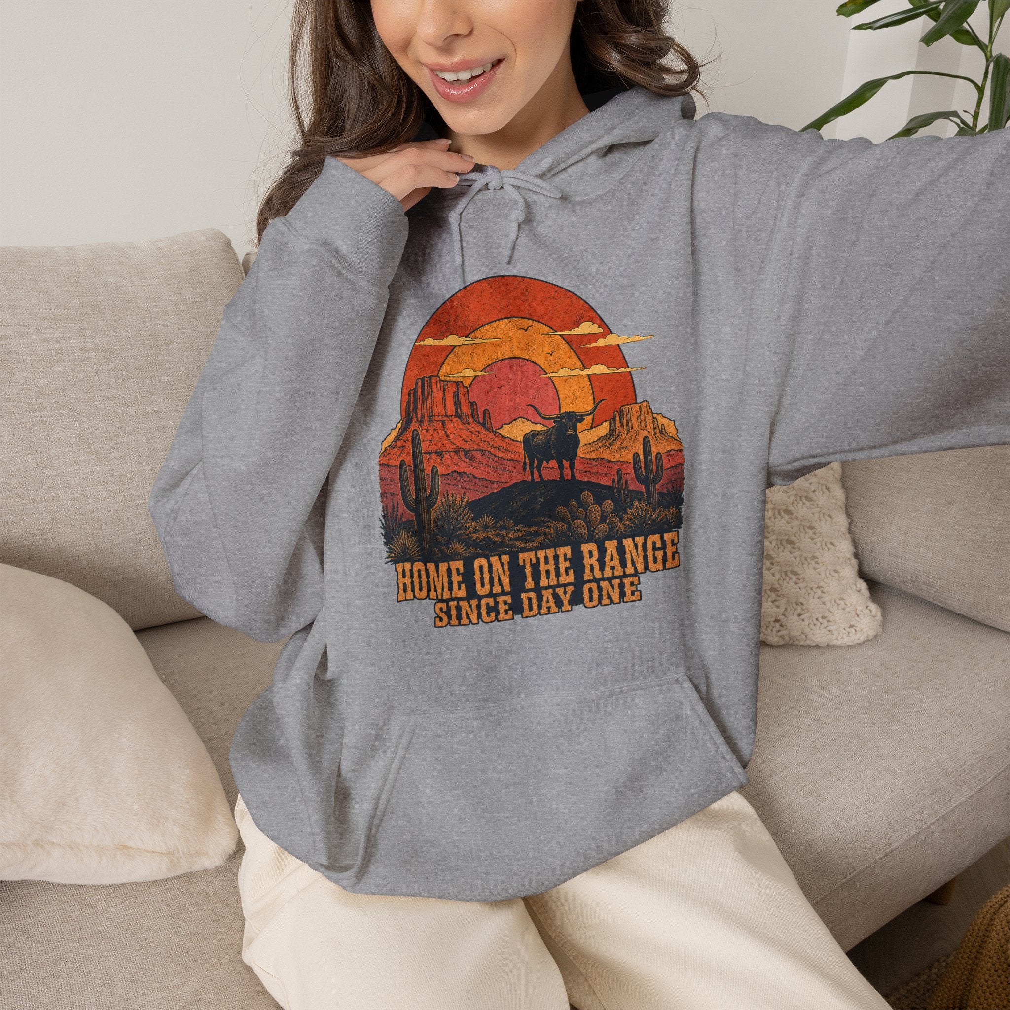 Tough As Texas Dirt Horned Toad Hoodie, Funny Western Novelty Pullover Sweatshirt, Unisex Fleece Hoodie