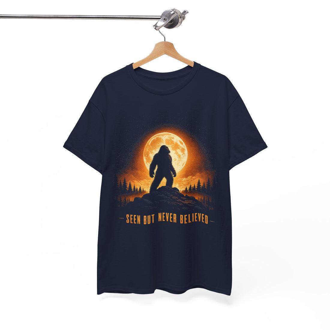 Bigfoot Moon Howl T-Shirt – Atmospheric Gradient Sky Graphic Tee