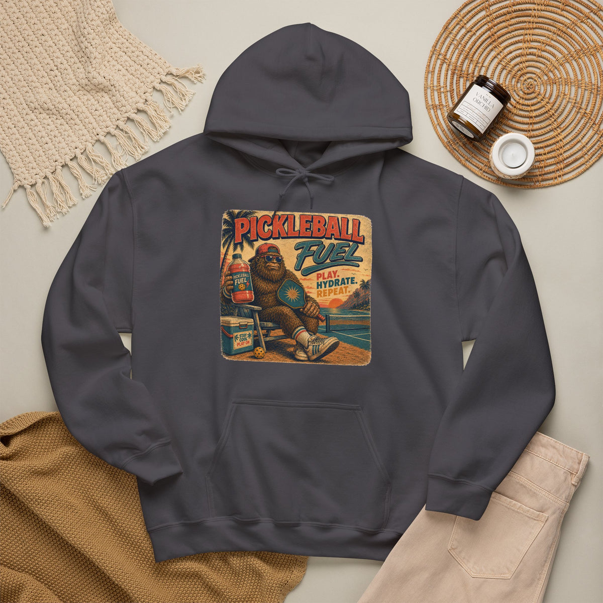 Bigfoot Pickleball Fuel Summer Sports Hoodie