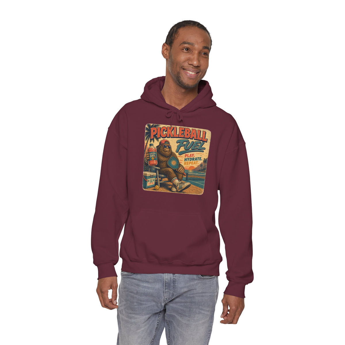 Bigfoot Pickleball Fuel Summer Sports Hoodie