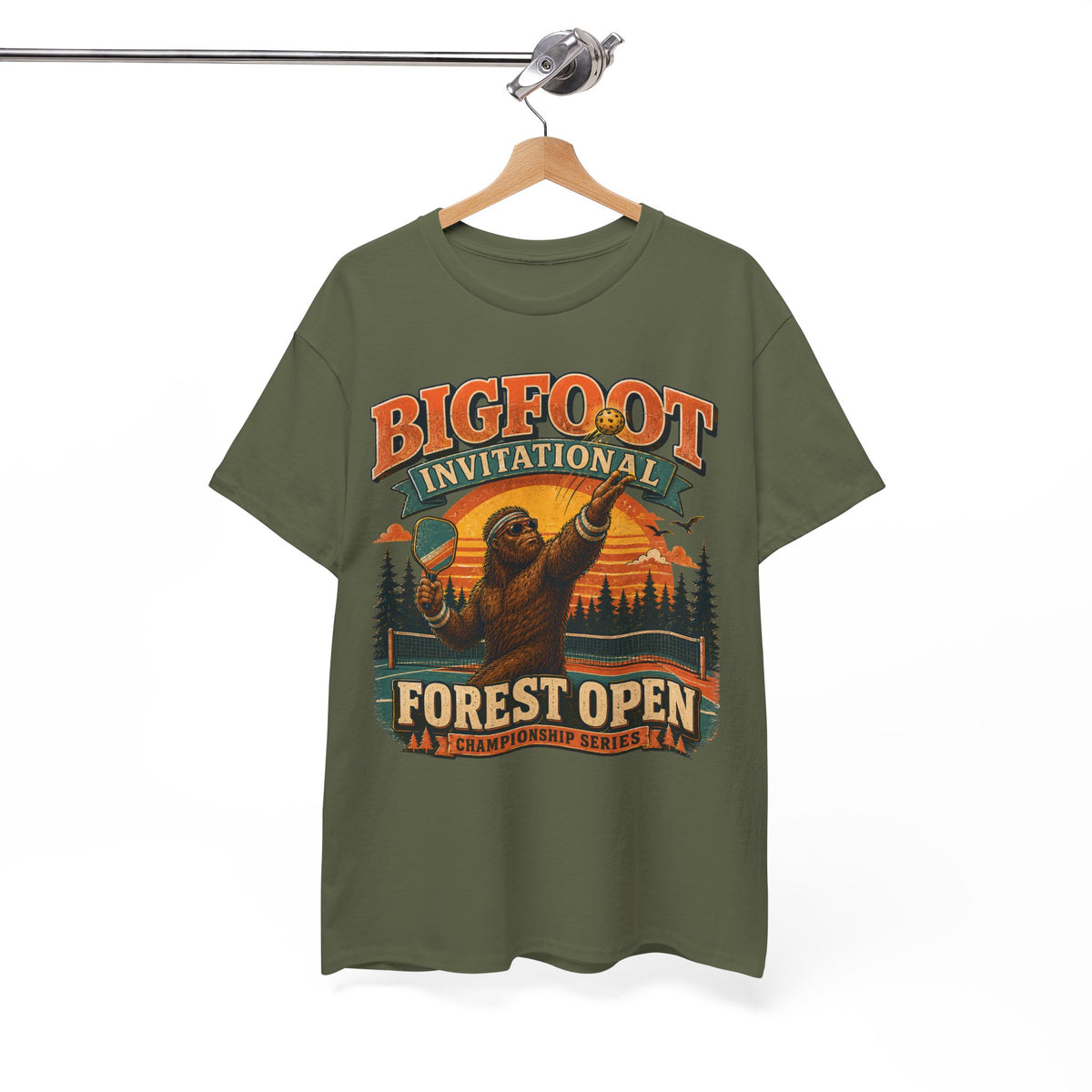 Bigfoot Invitational Forest Open Pickleball T-Shirt