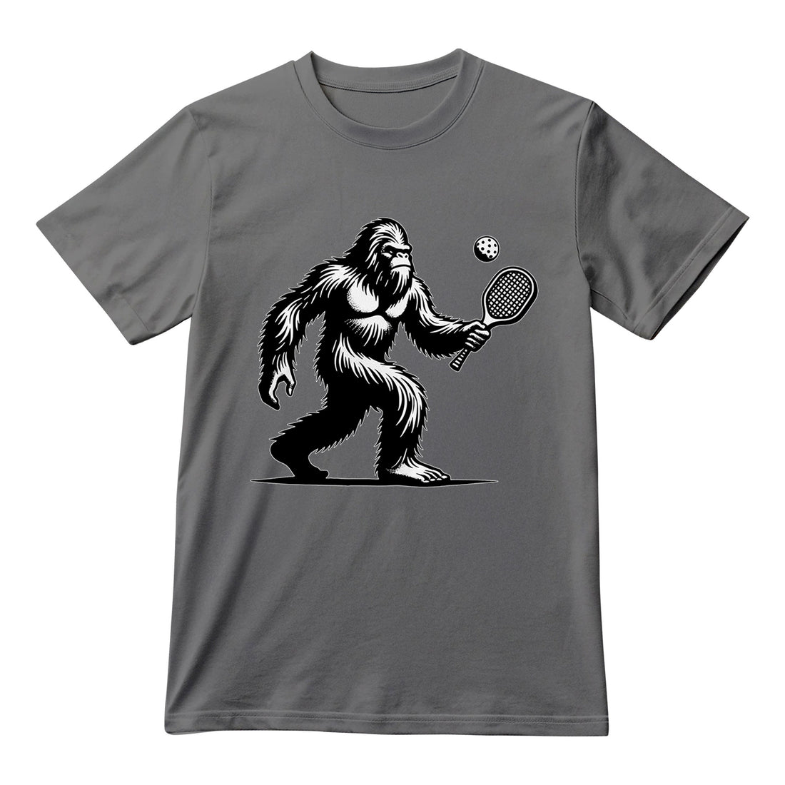 Funny Sasquatch Pickleball Shirt, Bigfoot Player Graphic Tee, Unisex Softstyle T-Shirt, Pickleball Gift