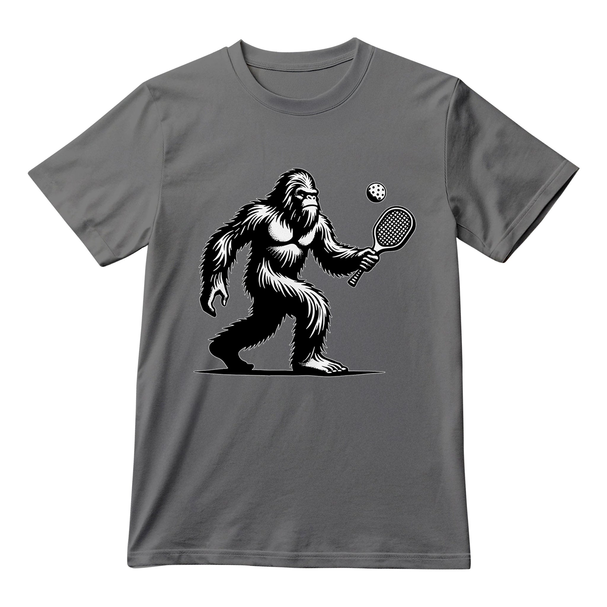 Funny Sasquatch Pickleball Shirt, Bigfoot Player Graphic Tee, Unisex Softstyle T-Shirt, Pickleball Gift