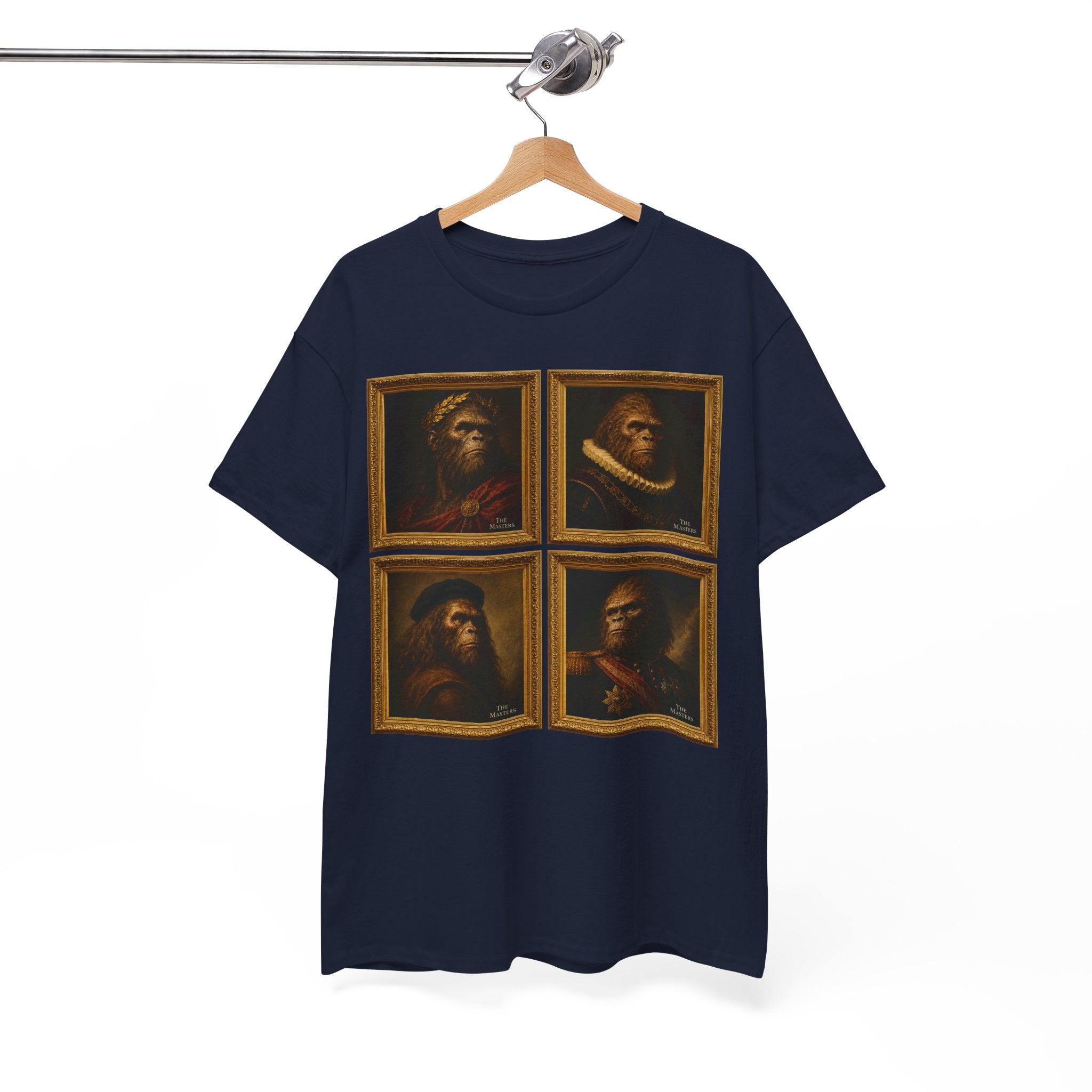 Bigfoot Renaissance Portrait T-Shirt – Classic Art Parody Graphic Tee