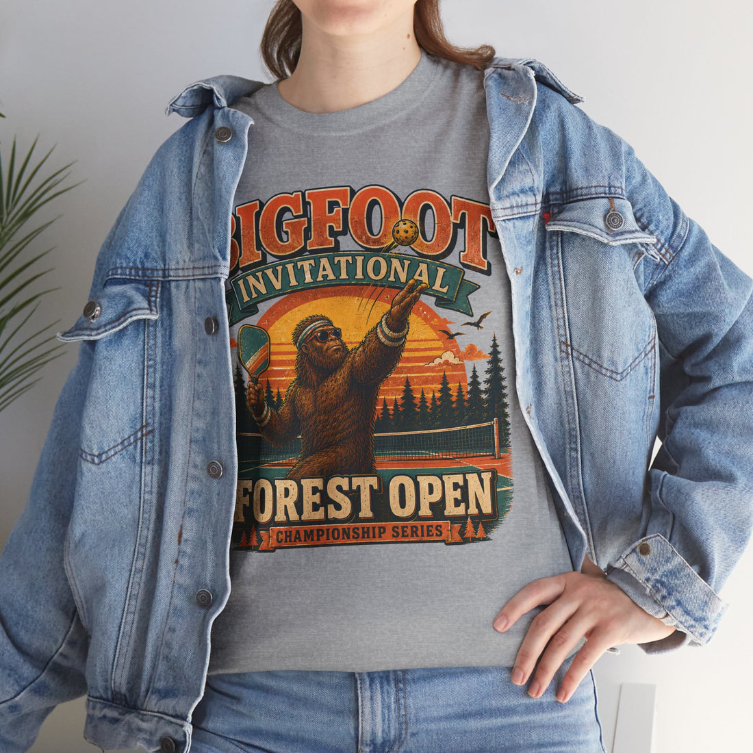 Bigfoot Invitational Forest Open Pickleball T-Shirt