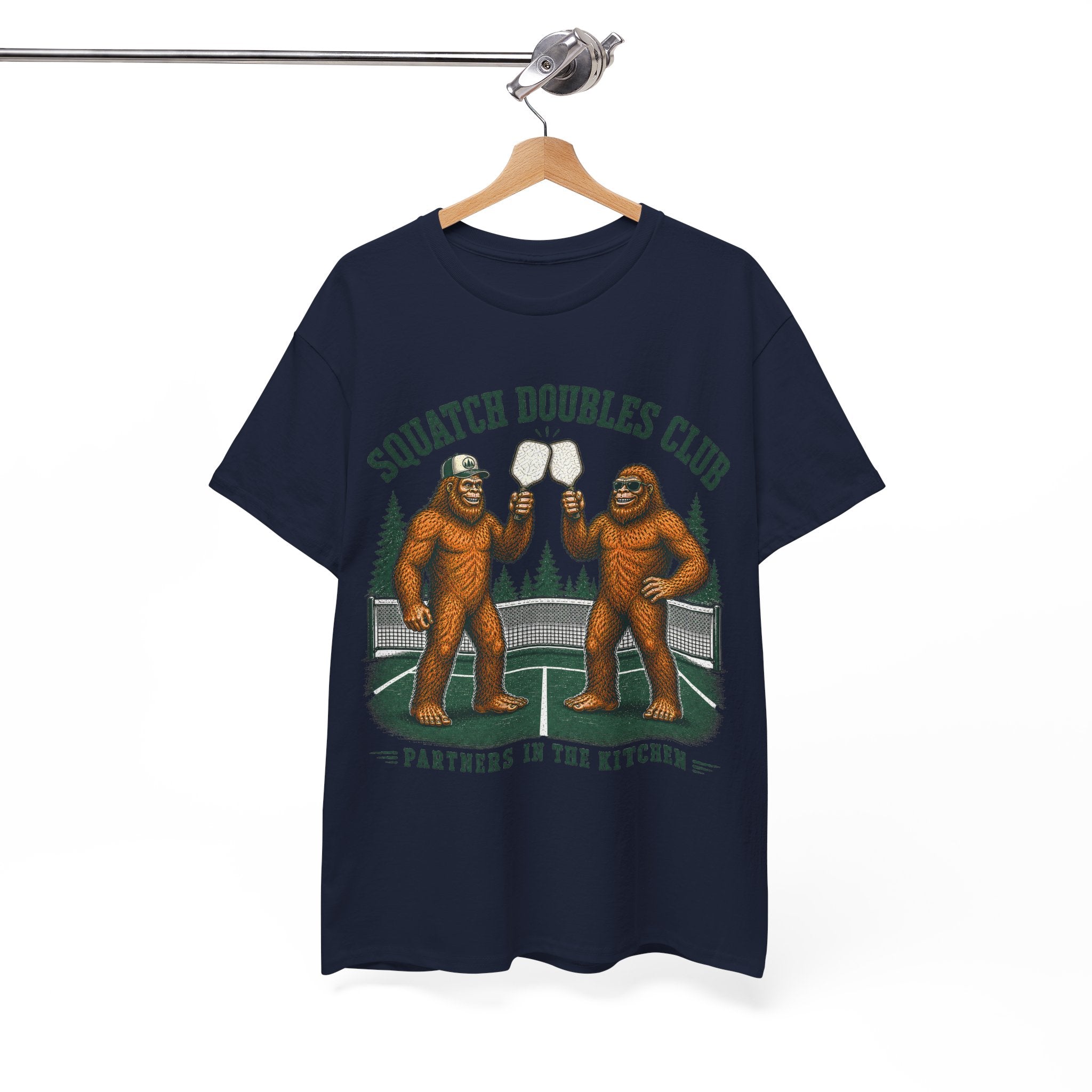 Squatch Doubles Club Bigfoot Pickleball T-Shirt