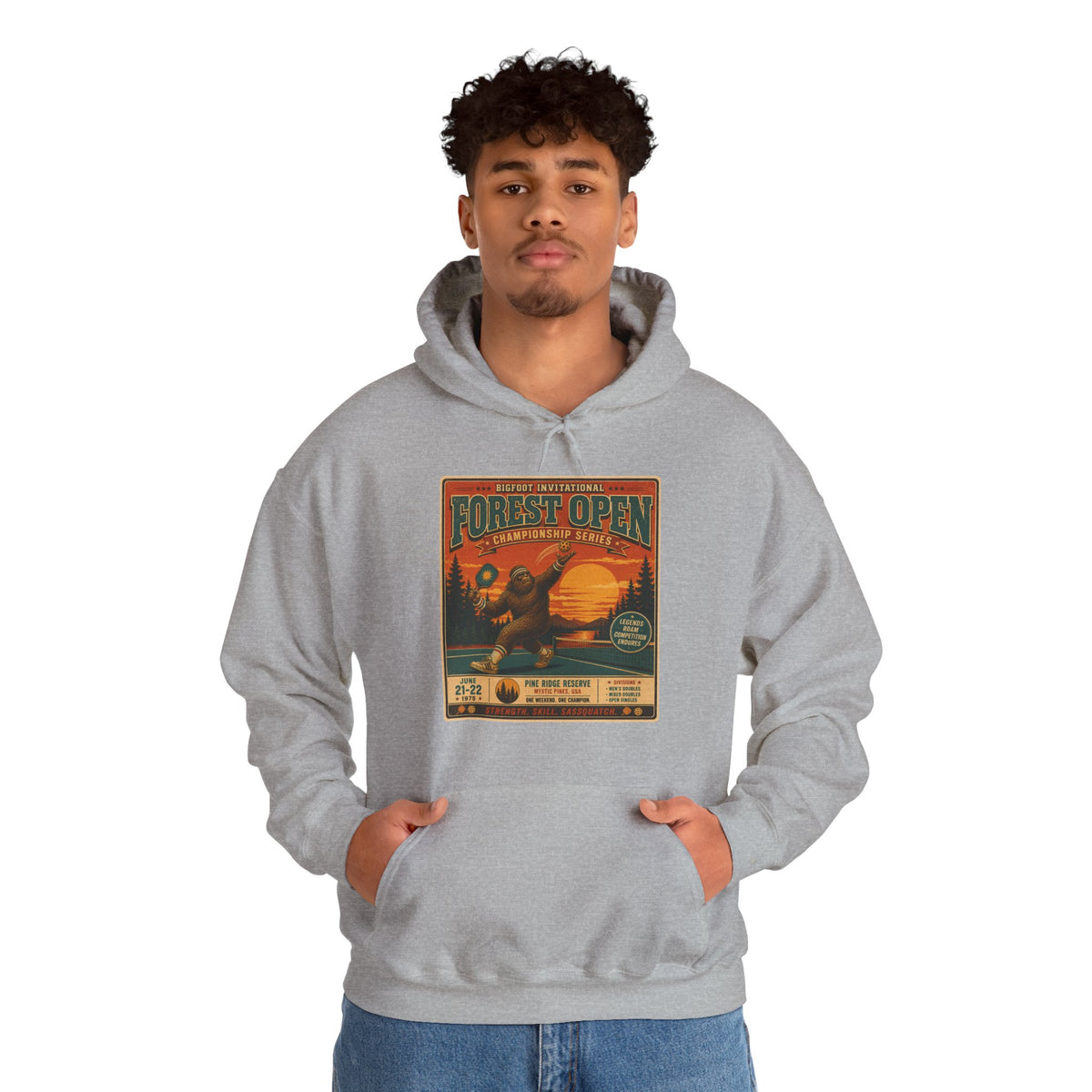 Bigfoot Invitational Forest Open Pickleball Hoodie