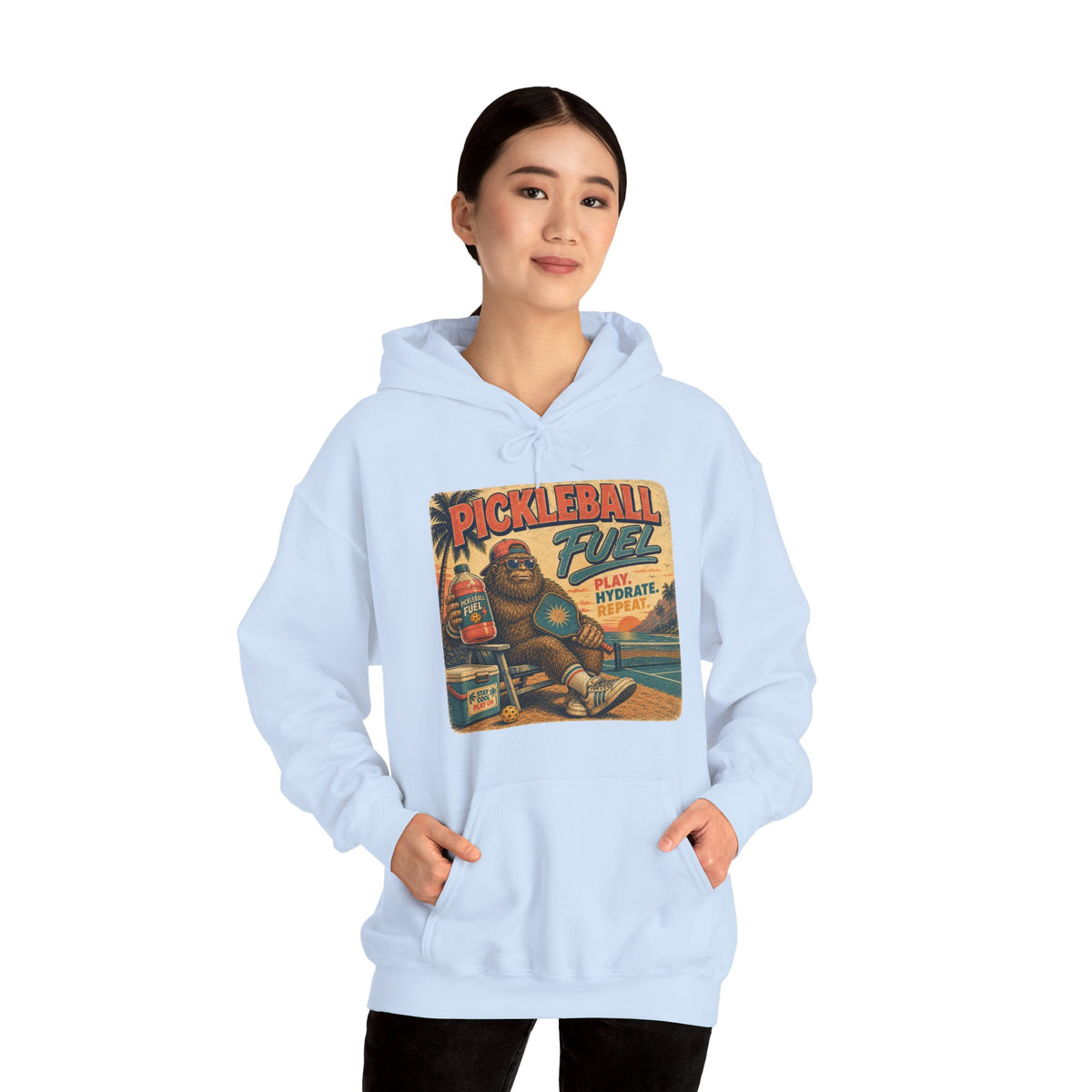 Bigfoot Pickleball Fuel Summer Sports Hoodie