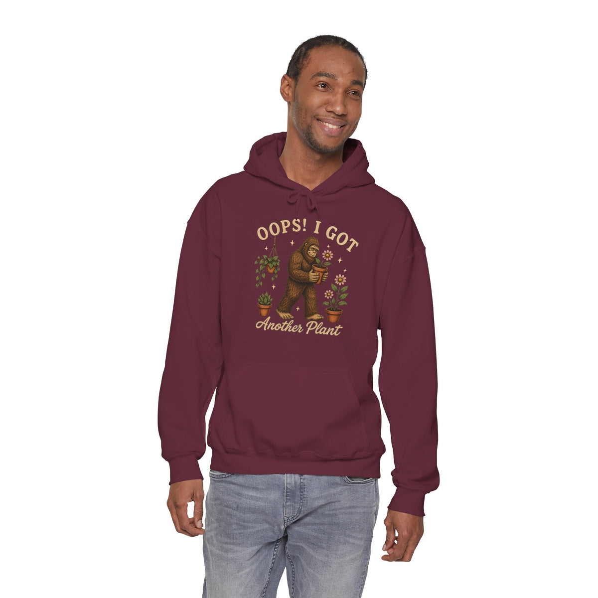 Another Plant Bigfoot Hoodie – Funny Sasquatch Houseplant Lover