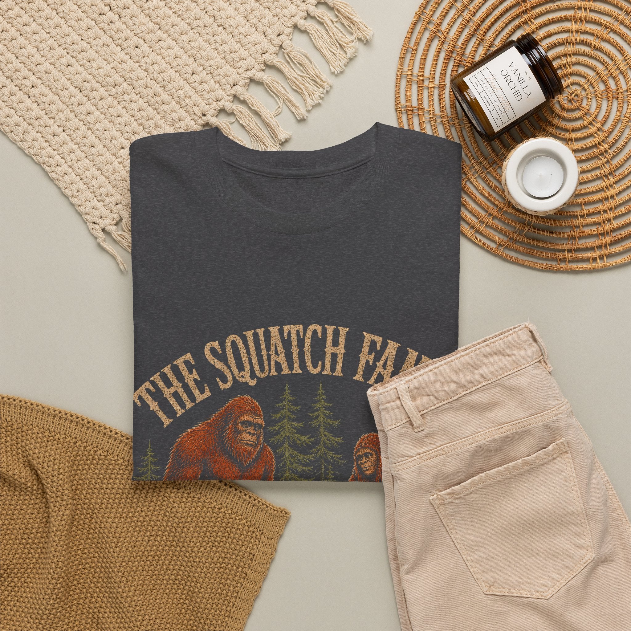 The Squatch Family T-Shirt – Vintage Bigfoot Family Graphic Tee