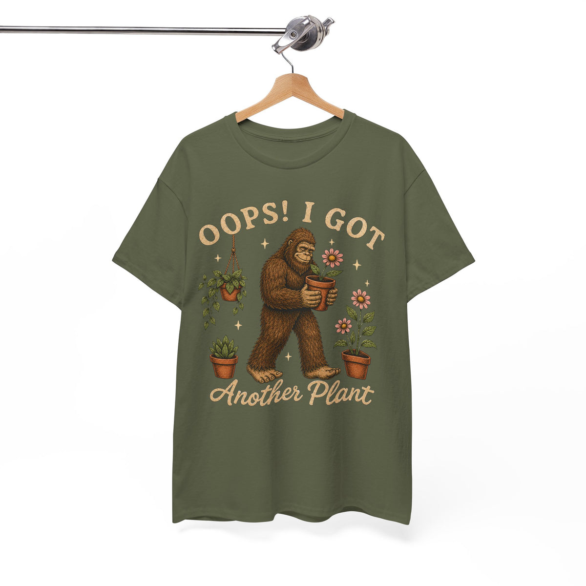 Another Plant Bigfoot T-Shirt – Funny Sasquatch Houseplant Lover Tee