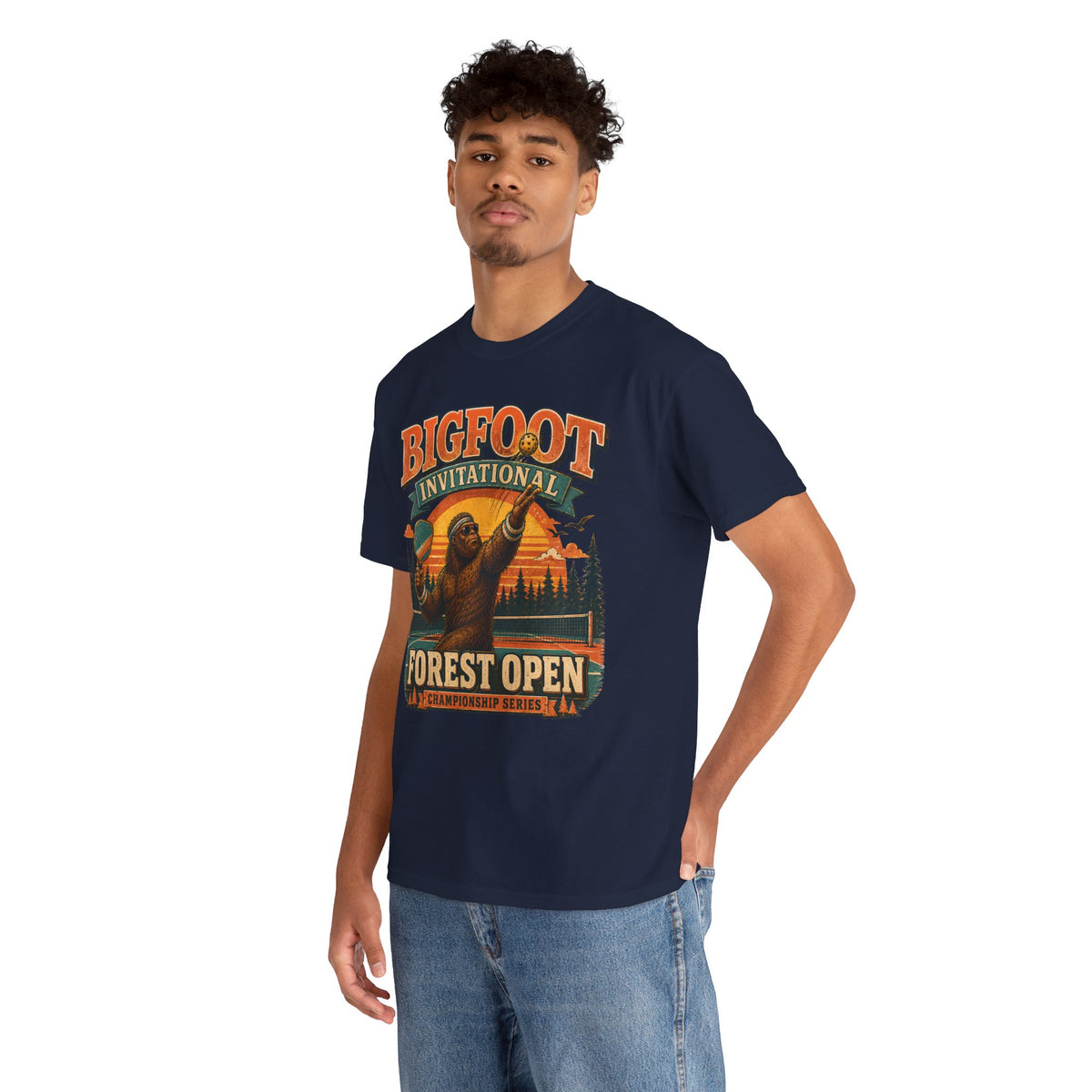 Bigfoot Invitational Forest Open Pickleball T-Shirt