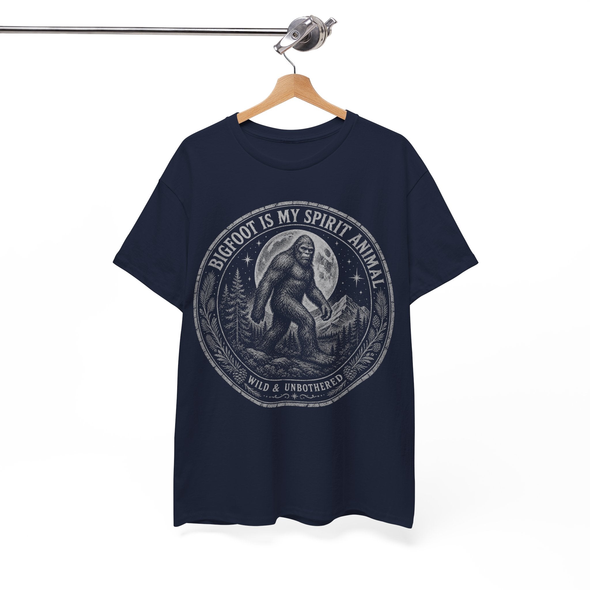 Bigfoot Is My Spirit Animal T-Shirt – Wild & Unbothered Graphic Tee
