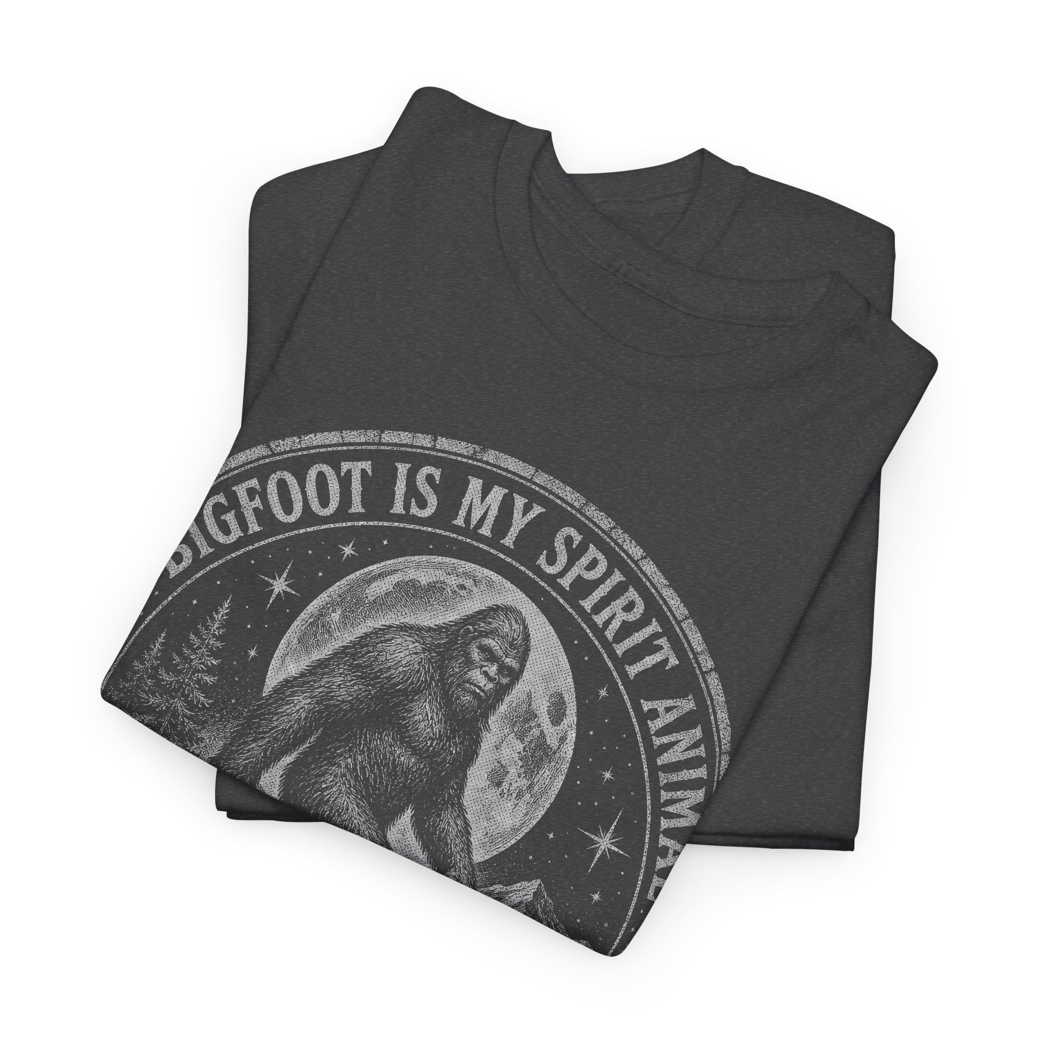 Bigfoot Is My Spirit Animal T-Shirt – Wild & Unbothered Graphic Tee