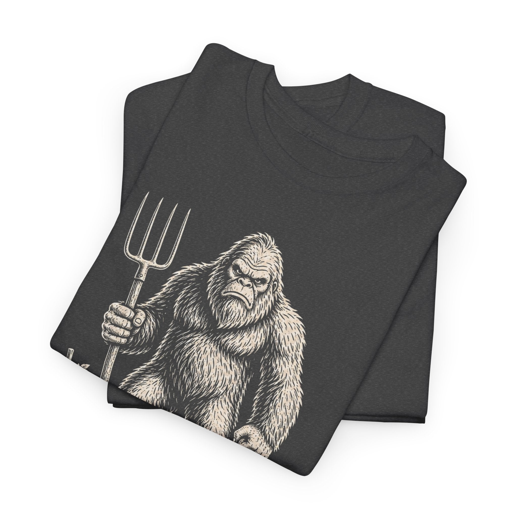 Funny Bigfoot Gardener T-Shirt – Stay Out Of My Garden Graphic Tee