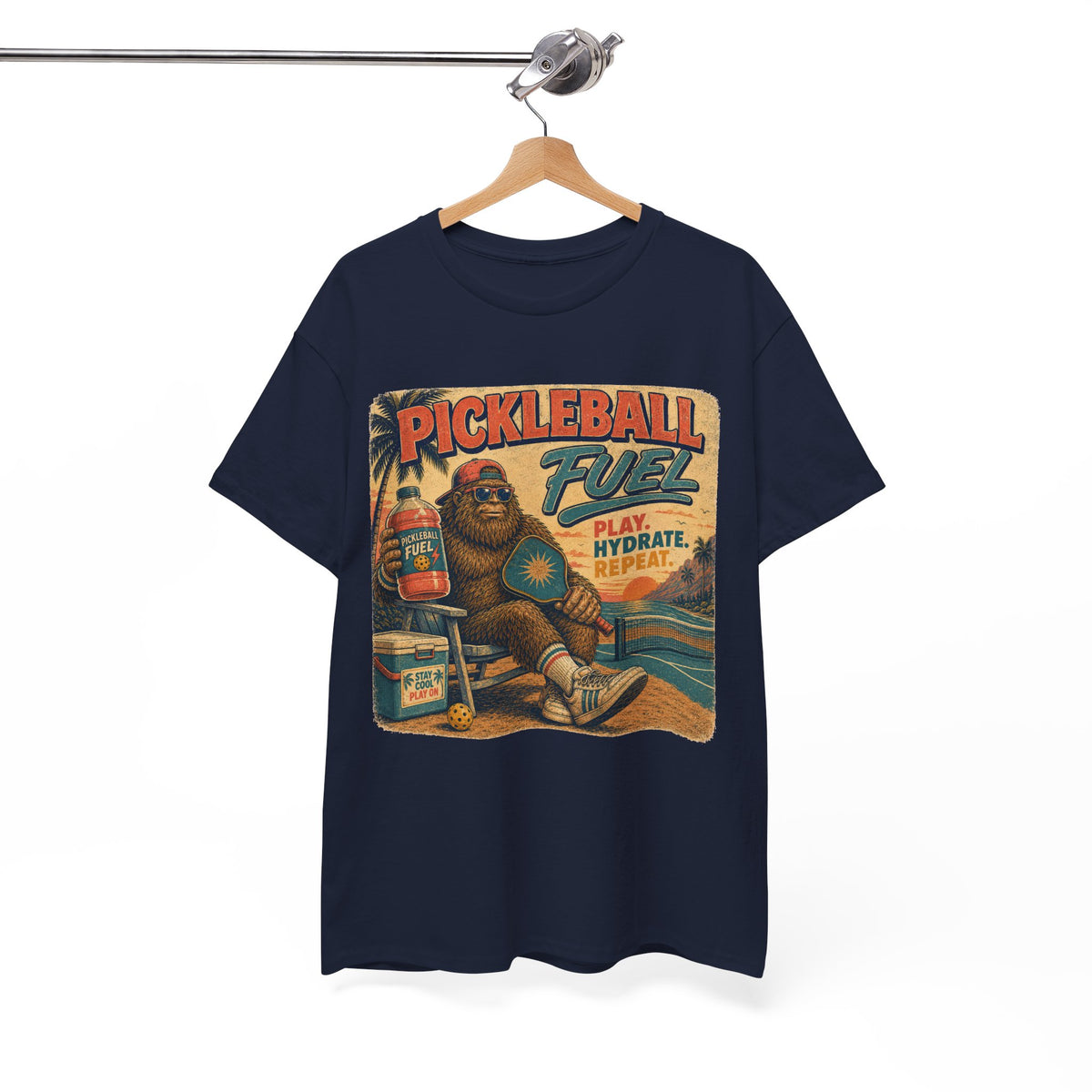 Bigfoot Pickleball Fuel Summer Sports T-Shirt