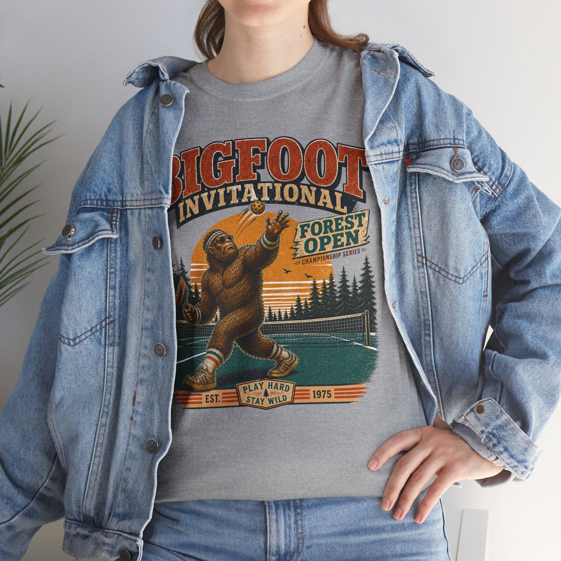 Bigfoot Invitational Forest Open Pickleball T-Shirt
