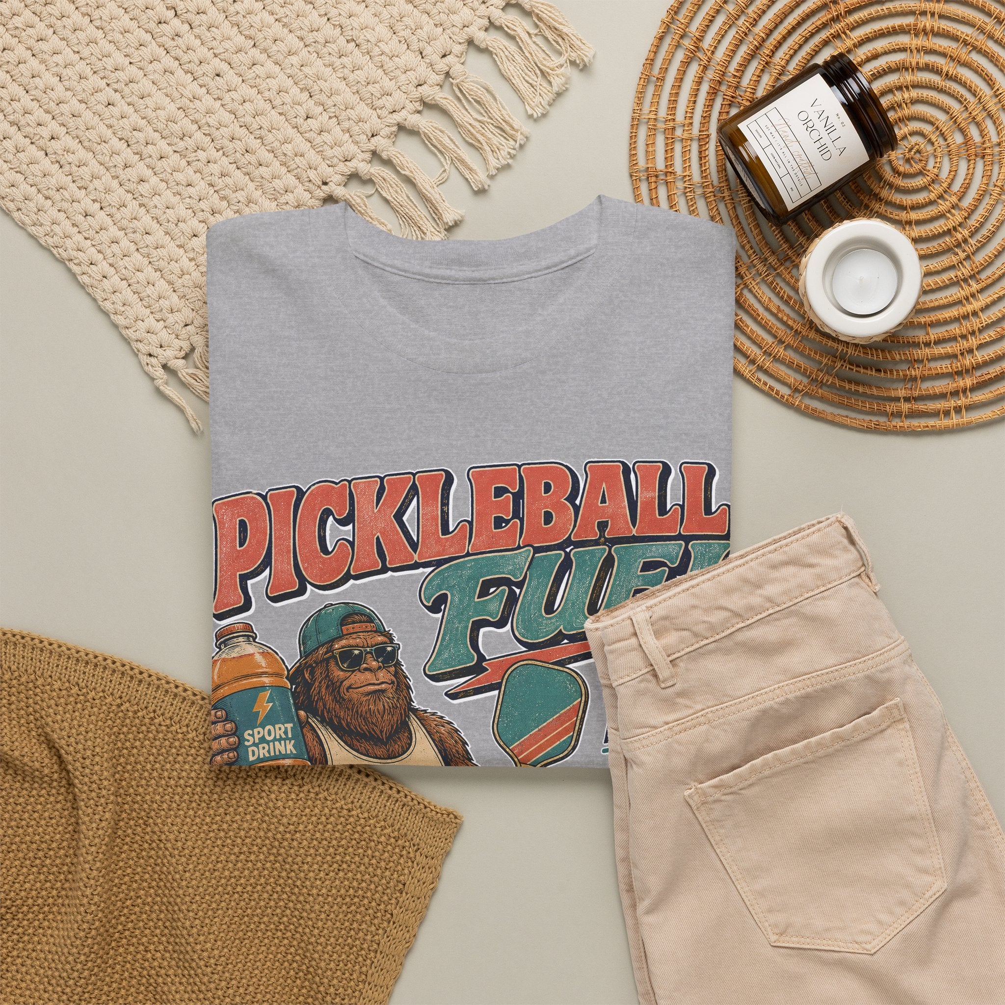 Bigfoot Pickleball Fuel Summer Sports T-Shirt