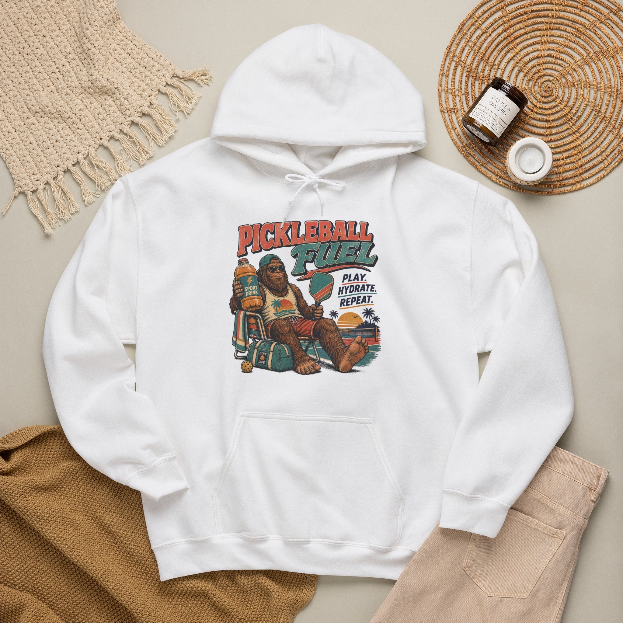 Bigfoot Pickleball Fuel Summer Sports Hoodie