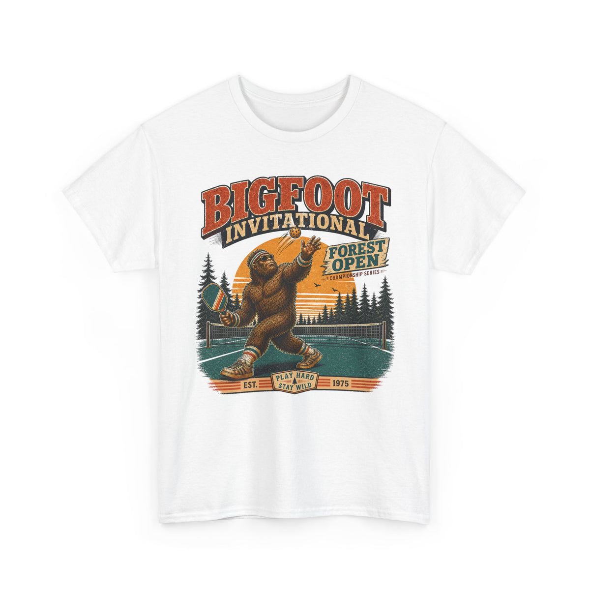 Bigfoot Invitational Forest Open Pickleball T-Shirt