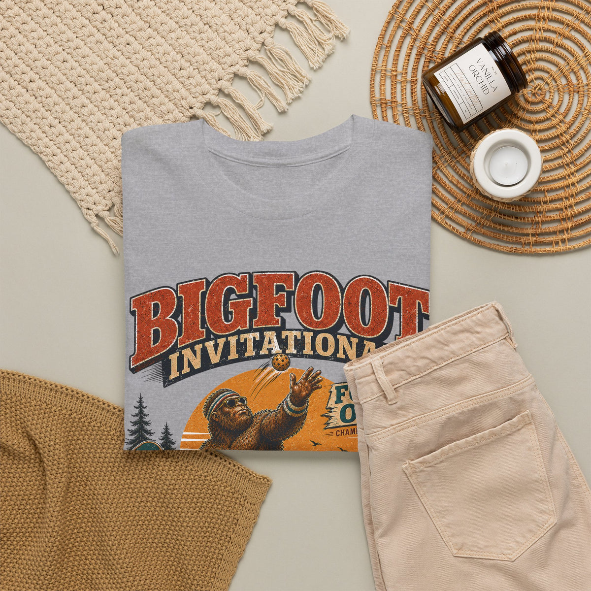 Bigfoot Invitational Forest Open Pickleball T-Shirt
