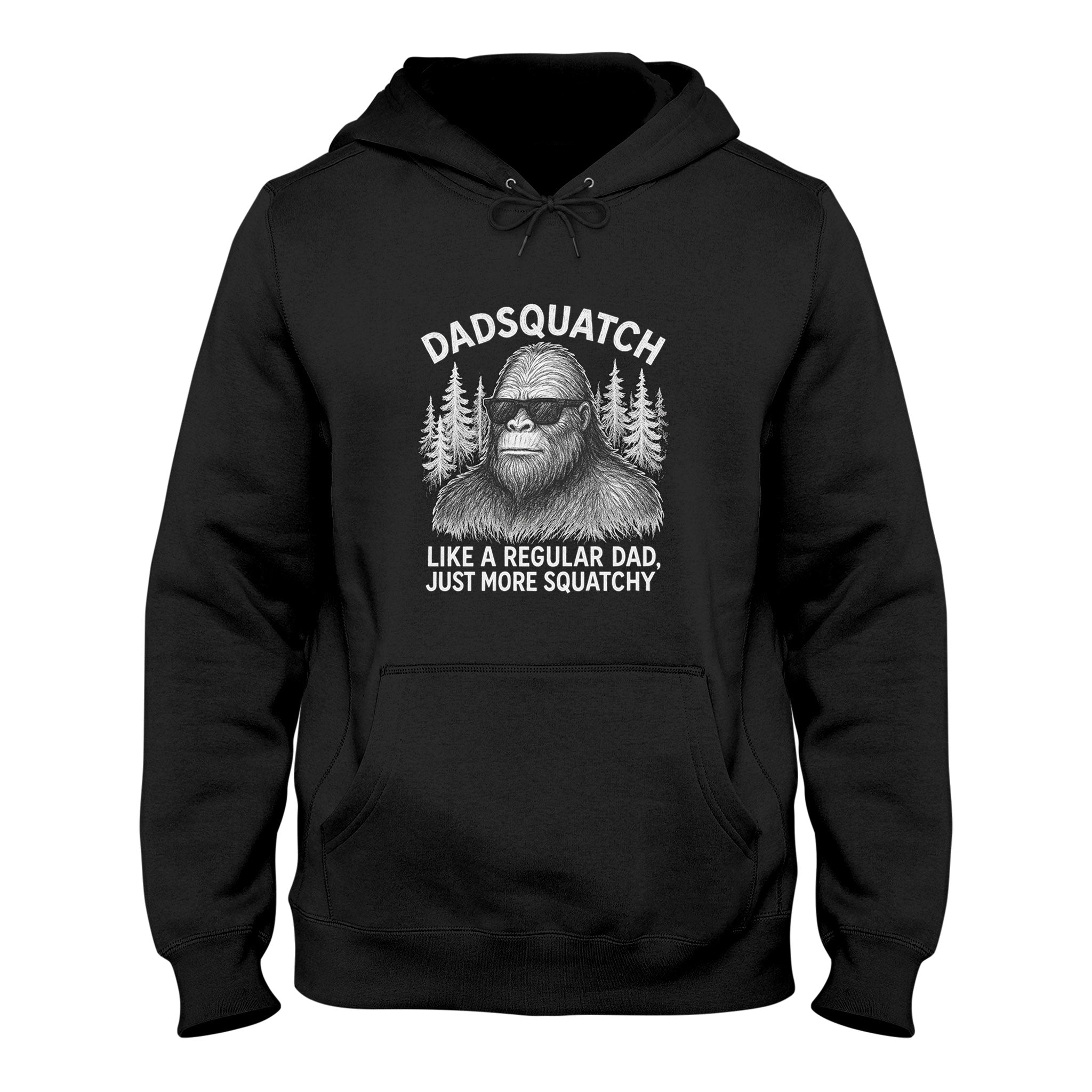 Dadsquatch Hoodie, Funny Bigfoot Dad Graphic, Unisex Hoodie for Men Women, Gift for Dad