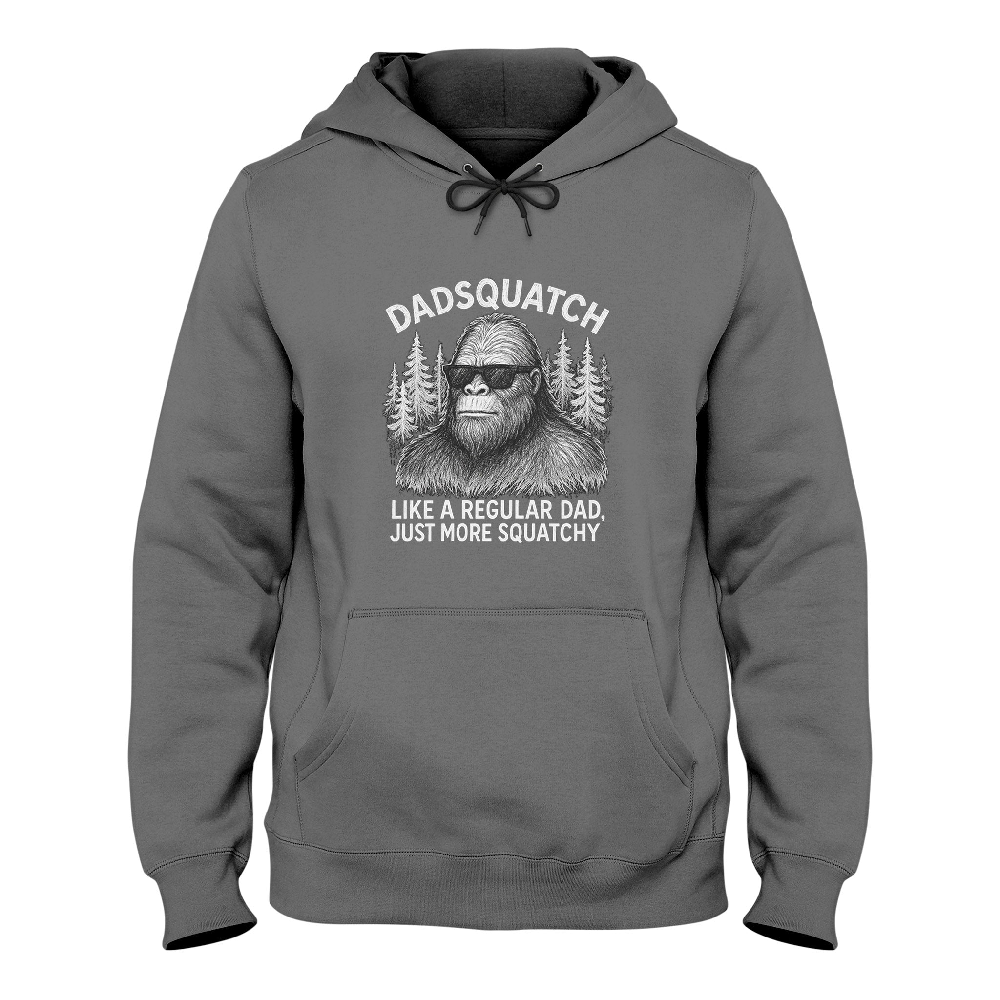 Dadsquatch Hoodie, Funny Bigfoot Dad Graphic, Unisex Hoodie for Men Women, Gift for Dad