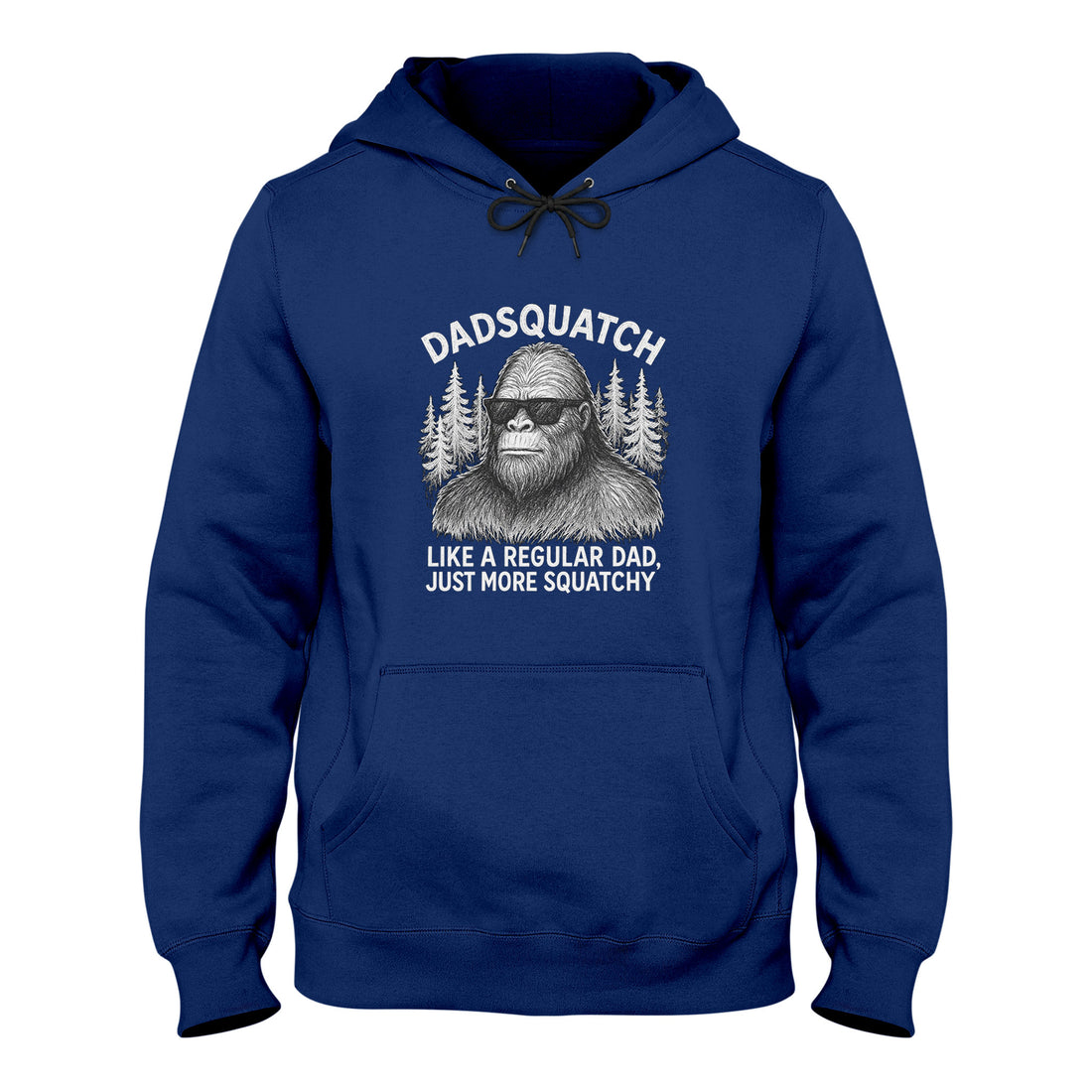 Dadsquatch Hoodie, Funny Bigfoot Dad Graphic, Unisex Hoodie for Men Women, Gift for Dad