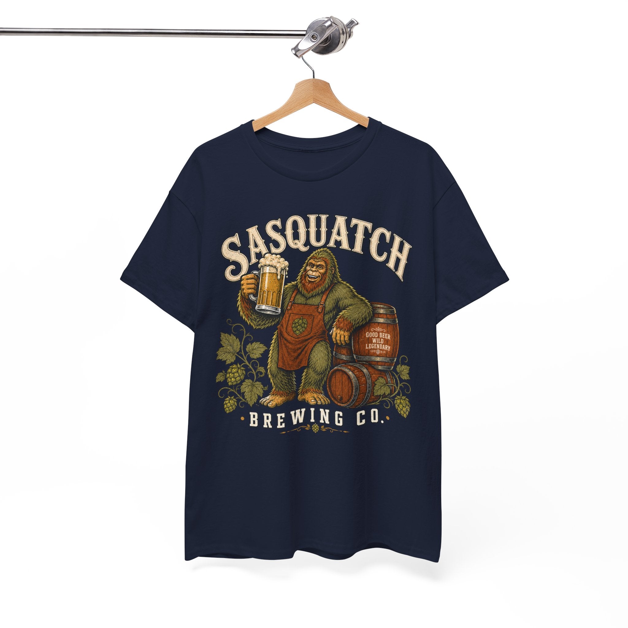 Sasquatch Brewing Co. T-Shirt – Vintage Bigfoot Craft Beer Graphic Tee