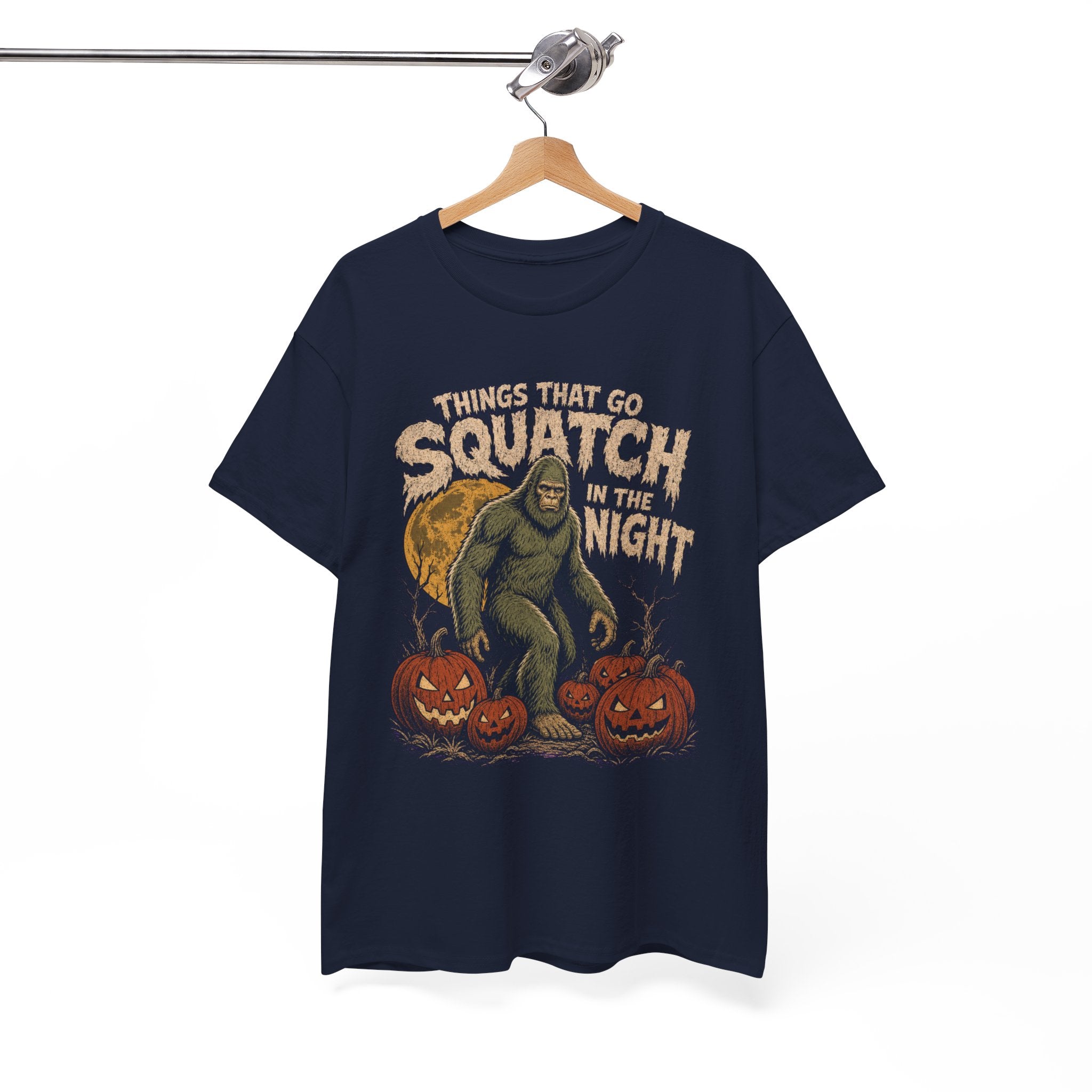 Things That Go Squatch In The Night T-Shirt – Bigfoot Halloween Tee