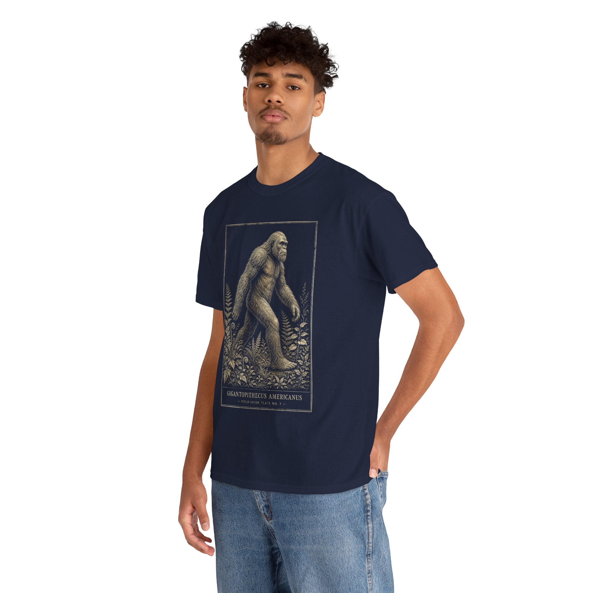 Sasquatch Field Guide T-Shirt – Vintage Naturalist Bigfoot Graphic Tee
